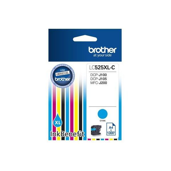 Αυθεντικό μελάνι Brother LC525XLC (κυανό) 638550 4977766731553