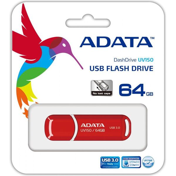 ADATA DashDrive UV150 pendrive, 64 GB (AUV150-64G-RRD) 648659 4713435799307