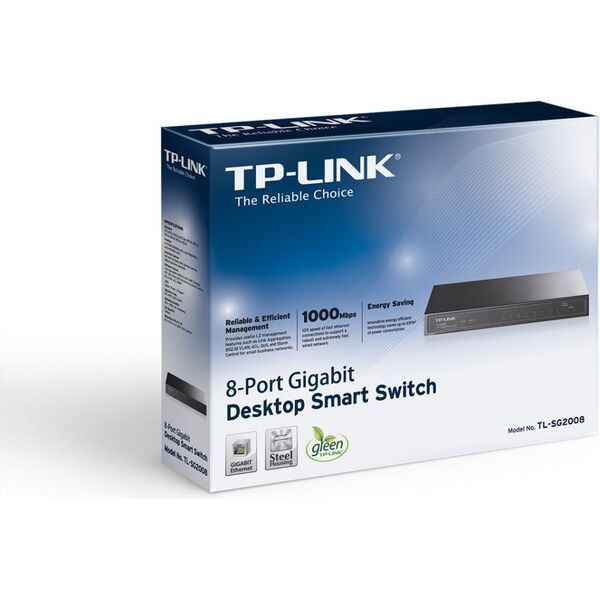 Διακόπτης TP-Link TL-SG2008 655424 6935364010546