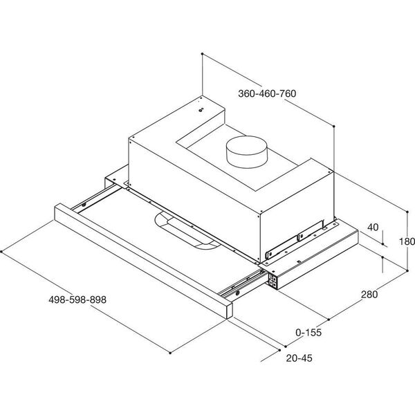 Κουκούλα Whirlpool AKR 5390/1 IX 691557 8578711490004