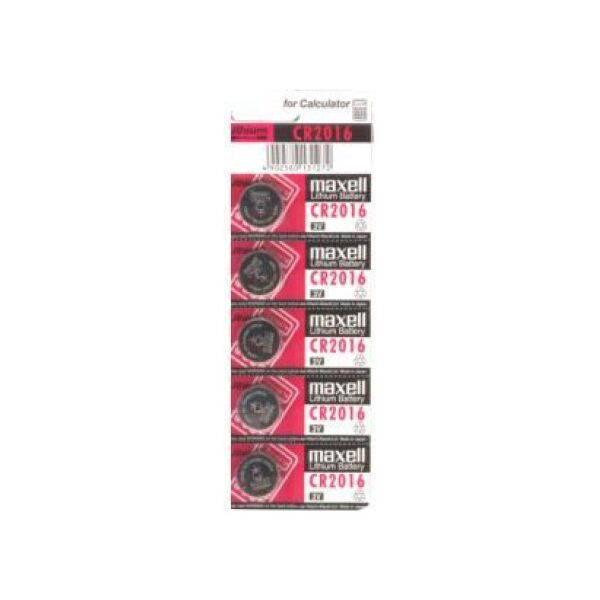 Μπαταρία Maxell CR2016 5 τεμ. 693205 4902580131272