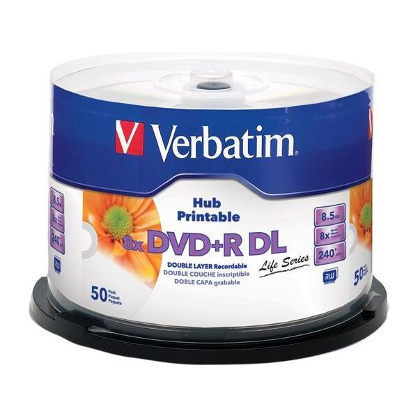 Κατά λέξη DVD+R DL 8,5 GB 8x 50 τεμάχια (97693) 693336 23942976931