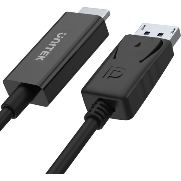 Unitek DisplayPort - Καλώδιο HDMI 1,8m μαύρο (Y-5118CA BOX) 715394 4894160010476