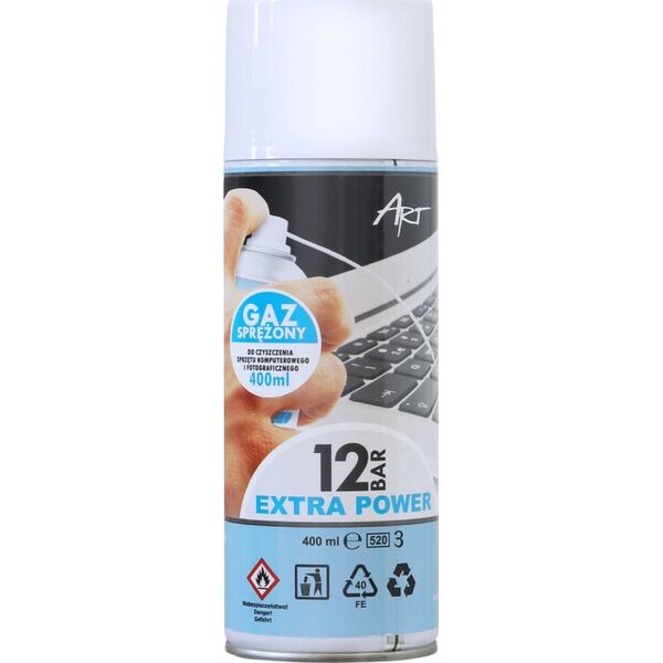Πεπιεσμένος αέρας Art Extra Power για αφαίρεση σκόνης 400 ml (AS-19) 726675 5902115401091