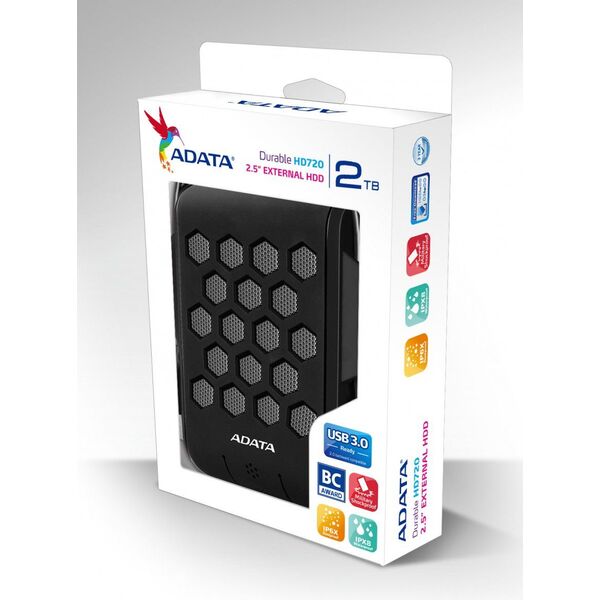 Εξωτερικός σκληρός δίσκος ADATA HD720 2TB Μαύρος (AHD720-2TU3-CBK) 767351 4712366963382