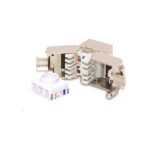Υποδοχή KeyStone Cat6A, STP, αυτόματου κλειδώματος (KEY-STP-C6A) 769204 5397039415796