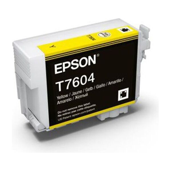 Epson Ink T7604 Yellow UltraChrome HD (C13T76044010) 776202 8715946539096