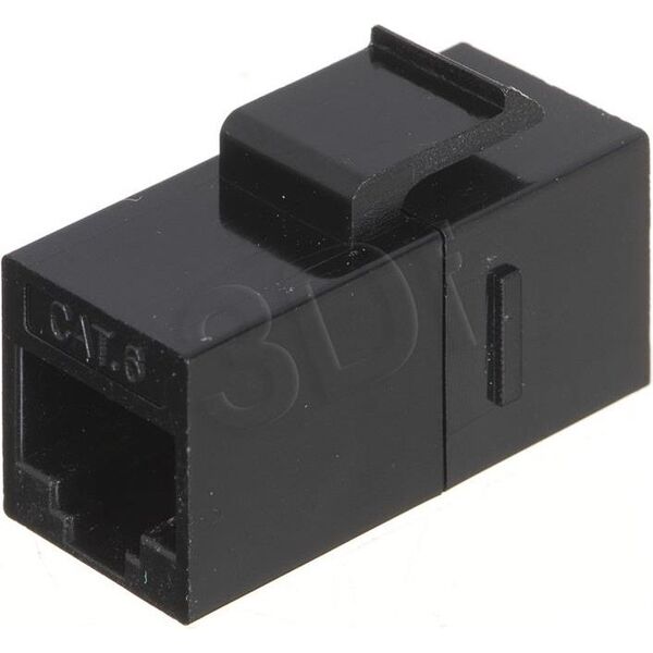 Bachmann Keystone RJ45-RJ45 UTP Μαύρο (940.112) 852679 4016514023028