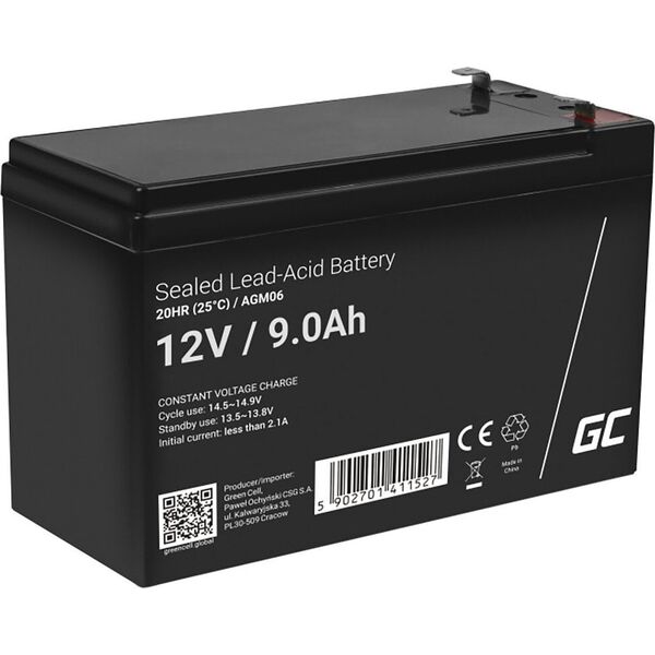 Μπαταρία Green Cell 12V/9Ah (AGM06) 866142 5902701411527