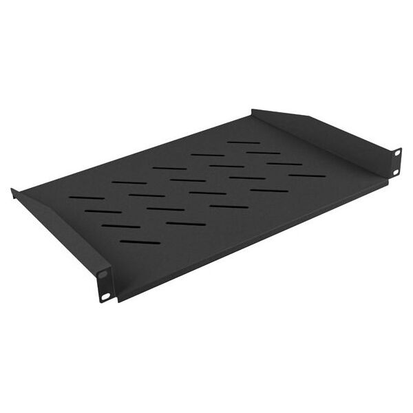 Ράφι Lanberg για ντουλάπες 19" 450/600/800/1000mm Μαύρο (AK-1008-B) 871645 5901969403876