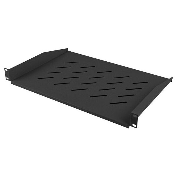 Ράφι Lanberg για ντουλάπες 19" 450/600/800/1000mm Μαύρο (AK-1008-B) 871645 5901969403876
