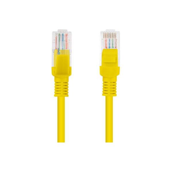 Lanberg RJ-45/RJ-45 κατ.5e Κίτρινο 0,25m (PCU5-10CC-0025-Y) 1020160 5901969404609