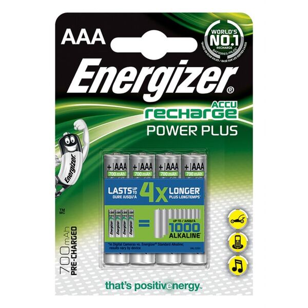 Μπαταρία Energizer Power Plus AAA / R03 700mAh 4 τεμ. 1047600 7638900394832
