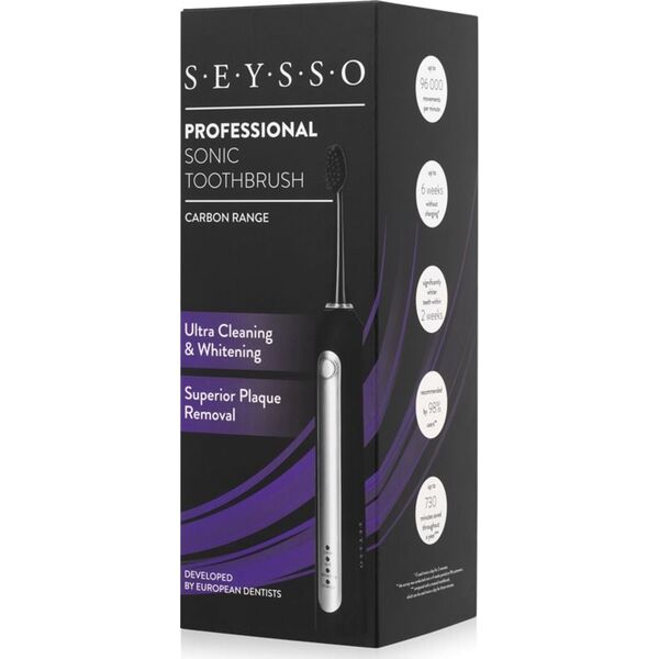 Szczoteczka Seysso Carbon Professional SE01 Czarna