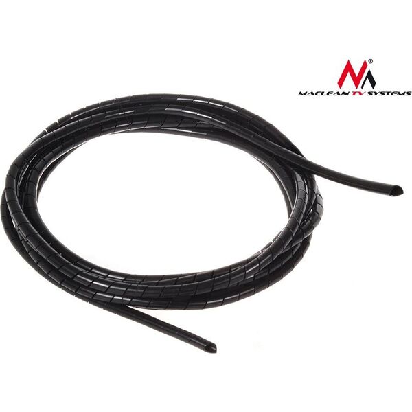 Maclean Spiral Cable Organizer Μαύρο 1 τεμάχιο (MCTV-684) 974235 5902211103417