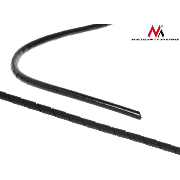 Maclean Spiral Cable Organizer Μαύρο 1 τεμάχιο (MCTV-684) 974235 5902211103417