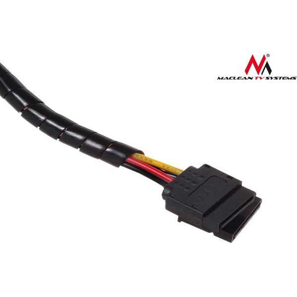 Maclean Spiral Cable Organizer Μαύρο 1 τεμάχιο (MCTV-684) 974235 5902211103417