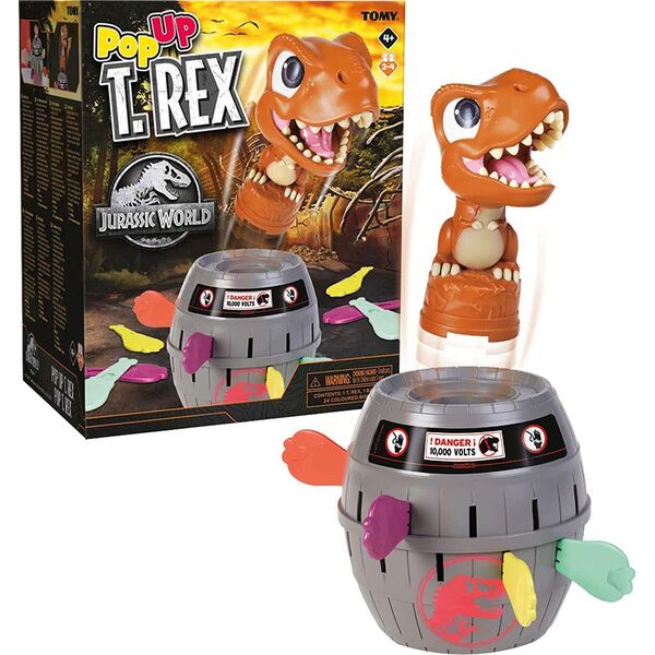 Tomy Gra zręcznościowa Pop Up T-Rex Jurassic World