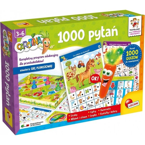 Lisciani LISCIANI CAROTINA 1000 PYTAŃ