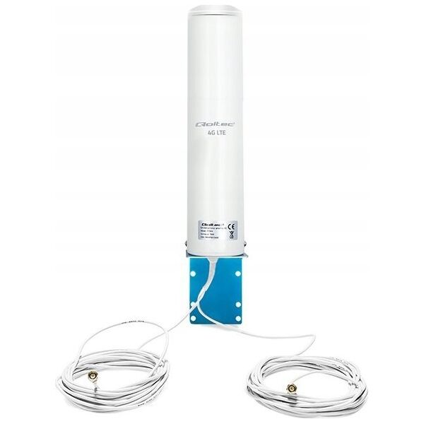 Antena RTV Qoltec Antena 4G LTE Qoltec DUAL | 12dBi | dookólna | zewnętrzna