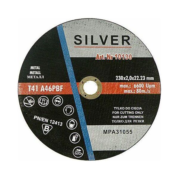 Silver TARCZA DO CIĘCIA METALU 230 x 2,0 x 22,2mm EX10130