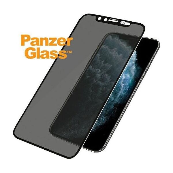 PanzerGlass Szkło hartowane do iPhone X/Xs/11 Pro Case Friendly Swarovski CamSlider Privacy Black (P2680)