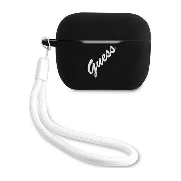 Guess Etui ochronne GUACAPLSVSBW Silicone Vintage do AirPods Pro czarne