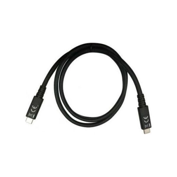 Kabel USB Techly USB-C - USB-C 0.8 m Czarny (ICOC MUSB40-CMCM08)