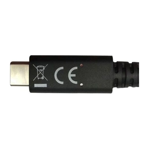 Kabel USB Techly USB-C - USB-C 0.8 m Czarny (ICOC MUSB40-CMCM08)