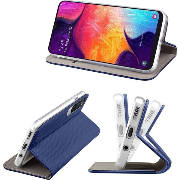 nemo Etui SAMSUNG GALAXY M55 5G Portfel z Klapką Flip Magnet granatowe