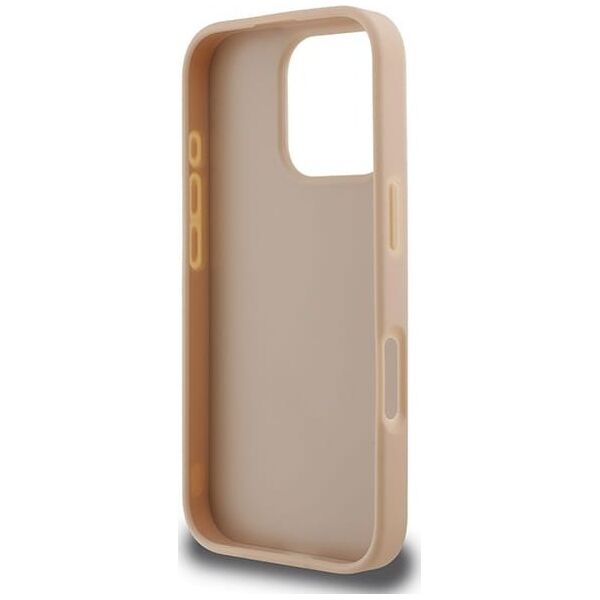 DKNY DKNY DKHCP16LPCPTSSP iPhone 16 Pro 6.3" różowy/pink hardcase Checkered Pattern & Printed Stripes