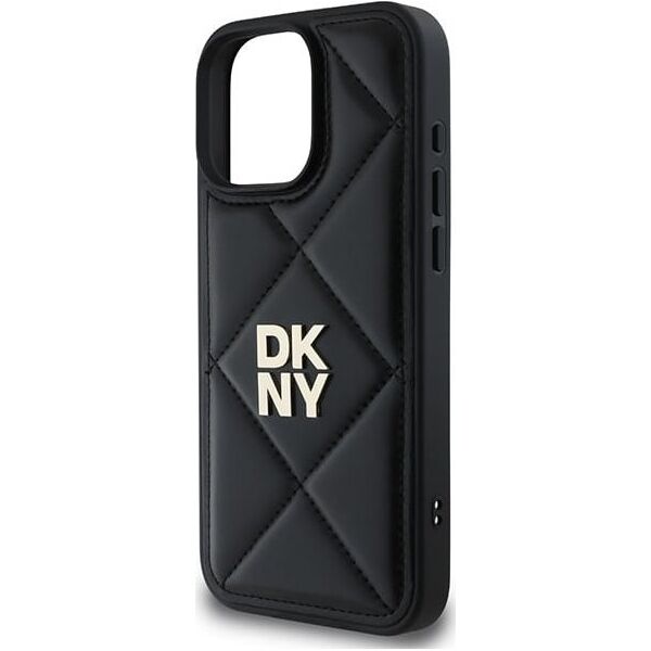 DKNY DKNY DKHCP16XPQDSLK iPhone 16 Pro Max 6.9" czarny/black Quilted Stack Logo