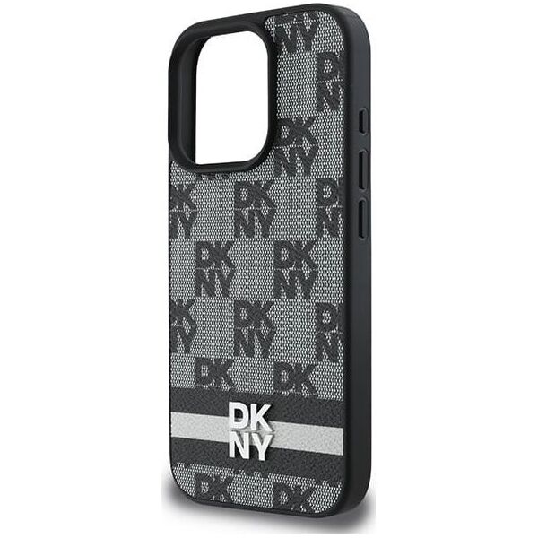 DKNY DKNY DKHCP16XPCPTSSK iPhone 16 Pro Max 6,9" czarny/black hardcase Checkered Pattern & Printed Stripes