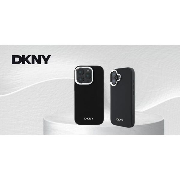 DKNY DKNY DKHMP15LPSCMCLK iPhone 15 Pro 6.1" czarny/black hardcase Plain Logo MagSafe