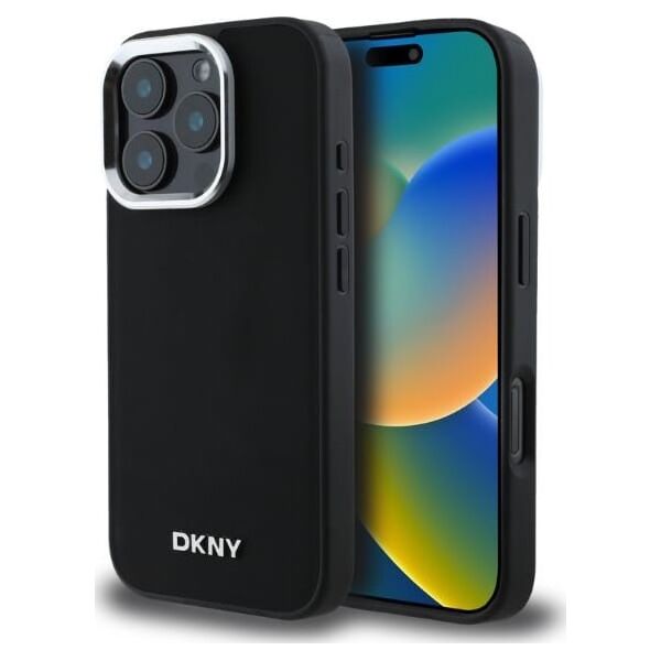 DKNY DKNY DKHMP15LPSCMCLK iPhone 15 Pro 6.1" czarny/black hardcase Plain Logo MagSafe