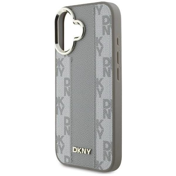 DKNY DKNY DKHMP16SPCPVSLE iPhone 16 6.1" beżowy/beige hardcase Checkered Pattern Magsafe