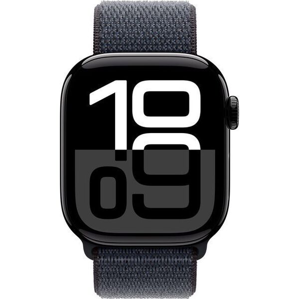 Smartwatch Apple Watch 10 GPS + Cellular 46mm Jet Black Alu Sport Loop Granatowy  (MWY53ET/A)