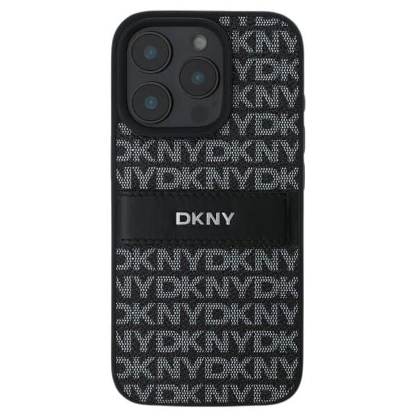DKNY DKNY DKHCP16XPRTHSLK iPhone 16 Pro Max    6.9" czarny/black hardcase Texture Pattern Tonal Stripe