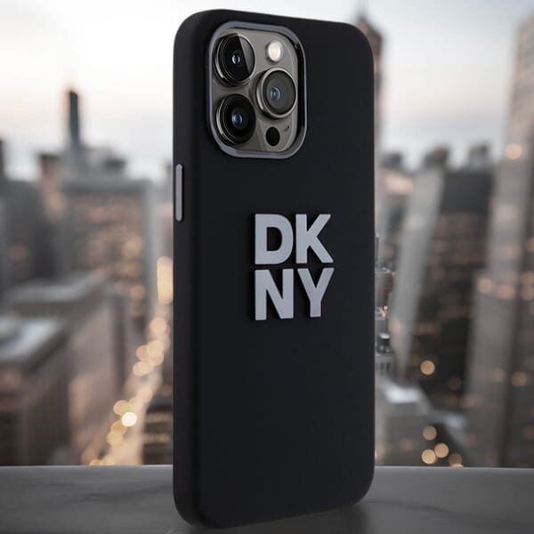 DKNY DKNY DKHCP16XSMCBSK iPhone 16 Pro Max     6.9" czarny/black hardcase Liquid Silicone Metal Logo
