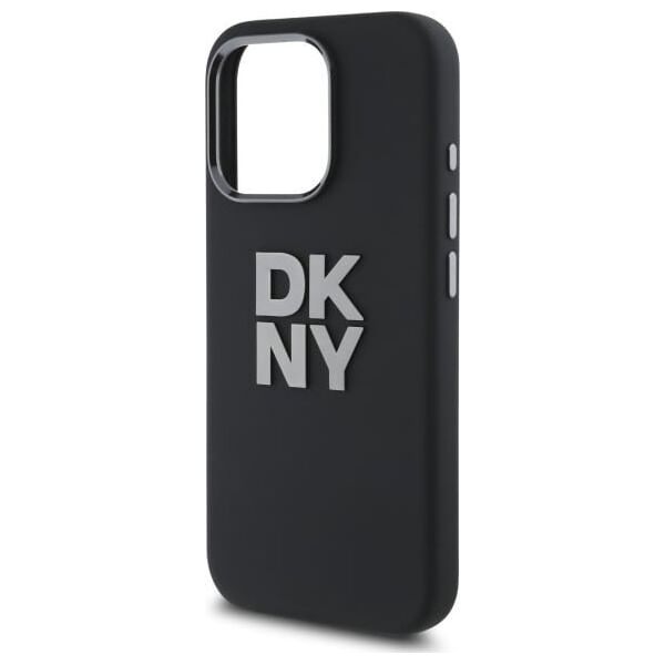 DKNY DKNY DKHCP16XSMCBSK iPhone 16 Pro Max     6.9" czarny/black hardcase Liquid Silicone Metal Logo