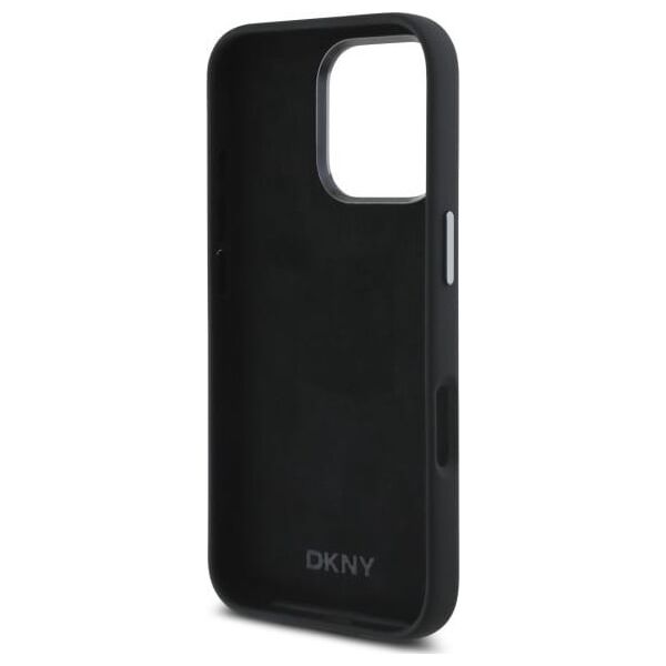 DKNY DKNY DKHCP16XSMCBSK iPhone 16 Pro Max     6.9" czarny/black hardcase Liquid Silicone Metal Logo