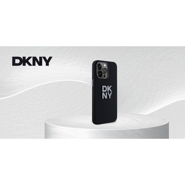 DKNY DKNY DKHCP16XSMCBSK iPhone 16 Pro Max     6.9" czarny/black hardcase Liquid Silicone Metal Logo