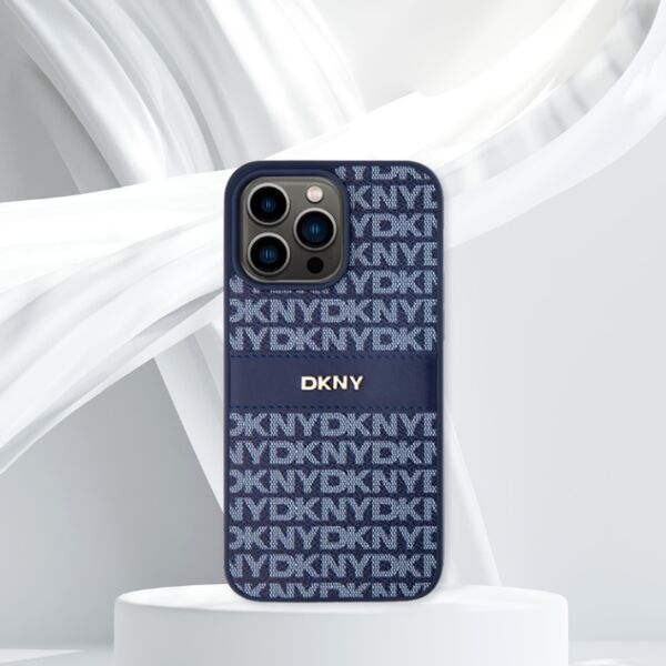 DKNY DKNY DKHCP16SPRTHSLK iPhone 16 6.1"       czarny/black hardcase Texture Pattern Tonal Stripe