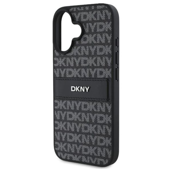 DKNY DKNY DKHCP16SPRTHSLK iPhone 16 6.1"       czarny/black hardcase Texture Pattern Tonal Stripe