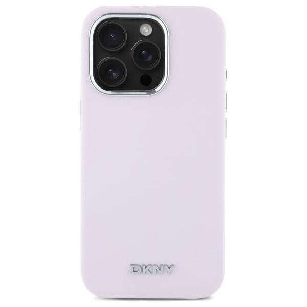 DKNY DKNY DKHMP16LSMCHLP iPhone 16 Pro 6.3"    różowy/pink hardcase Liquid Silicone Small Metal Logo MagSafe