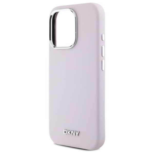 DKNY DKNY DKHMP16LSMCHLP iPhone 16 Pro 6.3"    różowy/pink hardcase Liquid Silicone Small Metal Logo MagSafe