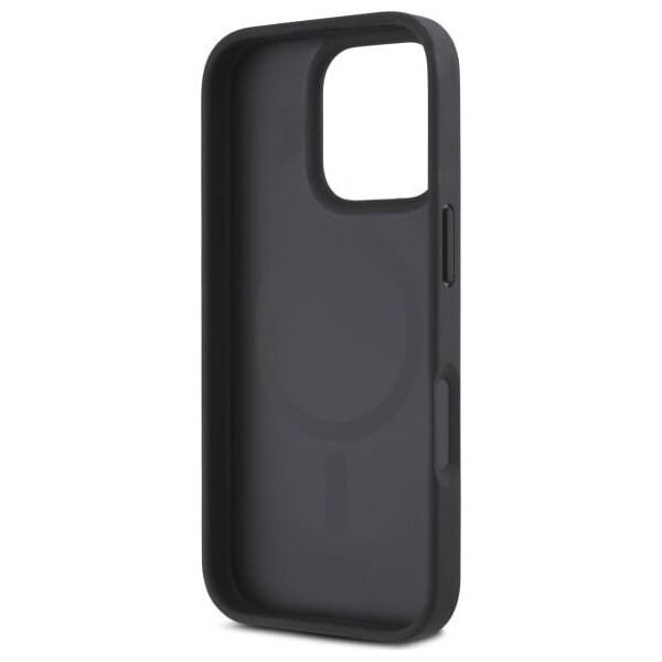 DKNY DKNY DKHMP16LPSHRPSK iPhone 16 Pro 6.3"   hardcase czarny/black Repeat Pattern Stack Logo MagSafe