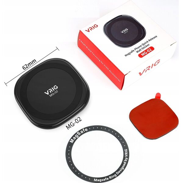 VRIG Uchwyt Magnetyczny Magnes Magsafe Do Telefonu Smarftona Na ścianę Szybę / Mg-02