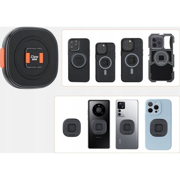 VRIG Uchwyt Na System Claw Mini Na Gwint 1/4"" Do Telefonu Smarftona Vrig / Mg-01l