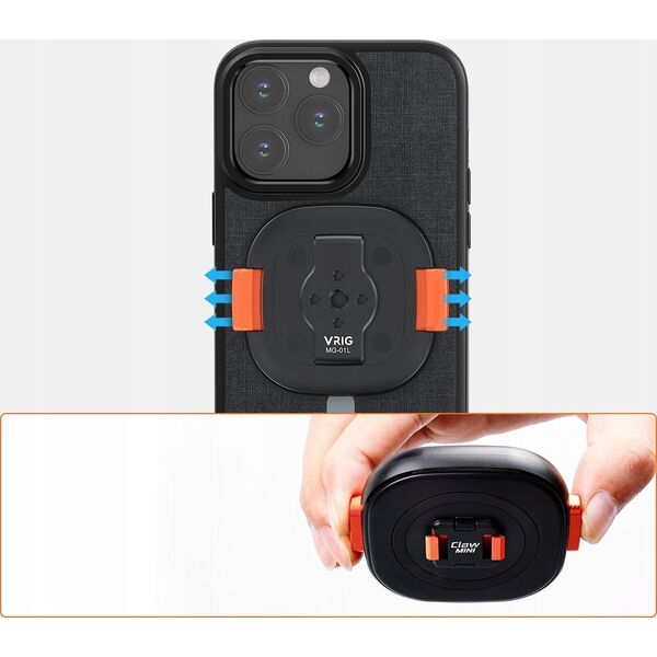 VRIG Uchwyt Na System Claw Mini Na Gwint 1/4"" Do Telefonu Smarftona Vrig / Mg-01l